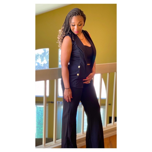 Sacha’s Sexy 3 piece suit with midriff top - Picture 1 of 3